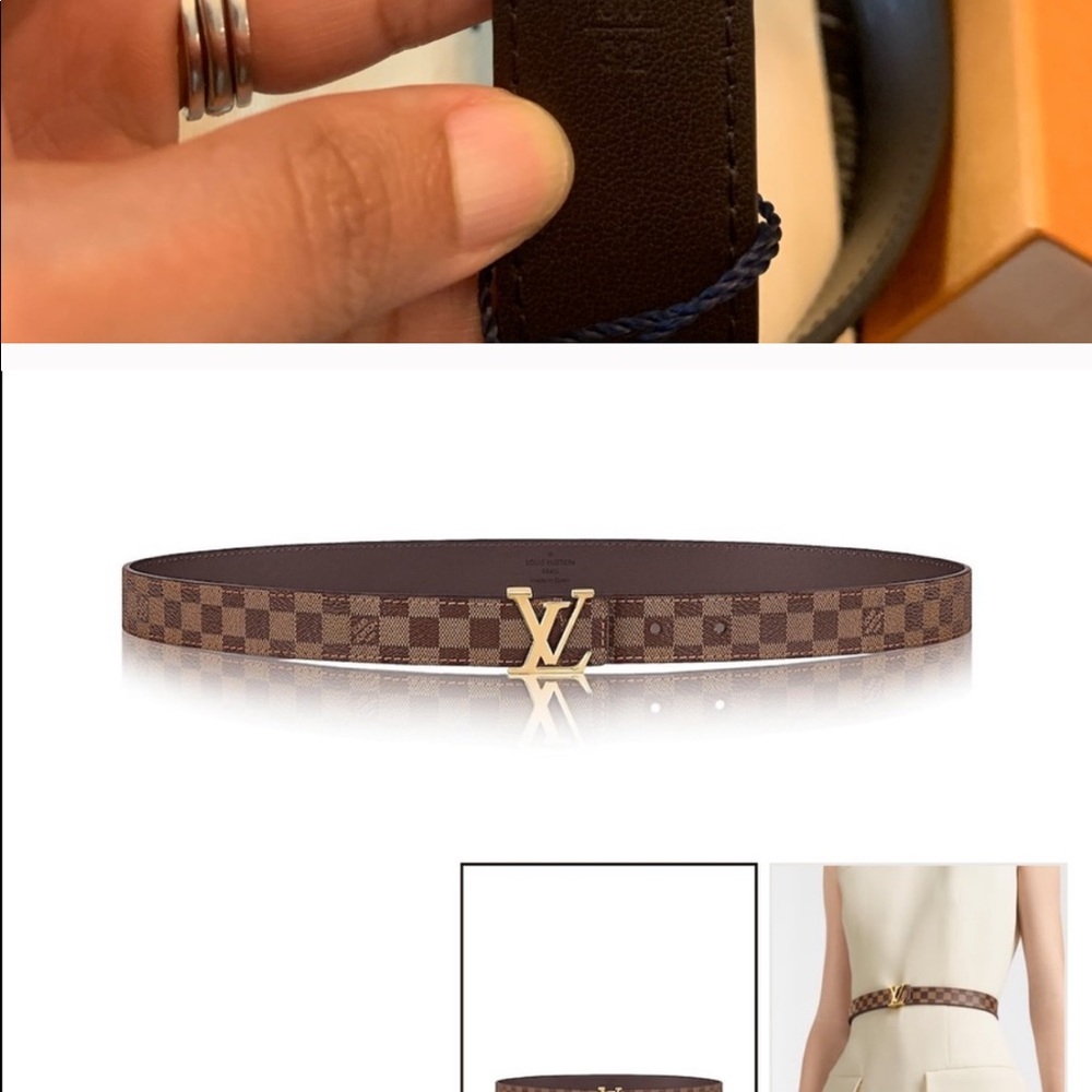 Louis Vuitton Damier Ebene belt